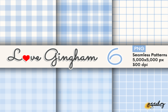 Bashful Blue Gingham: A Designer's Pattern for Modern Elegance