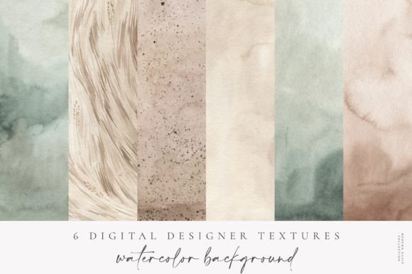 Digital Watercolor Textures: Modern Oasis for Creative Design