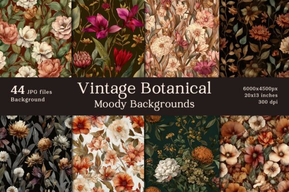 Elevate Your Design with Moody Vintage Botanicals