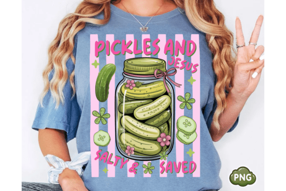 Funny Christian Pickles & Jesus PNG for Creative Design