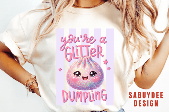 Glitter Dumpling: Instant Download for Vibrant Design