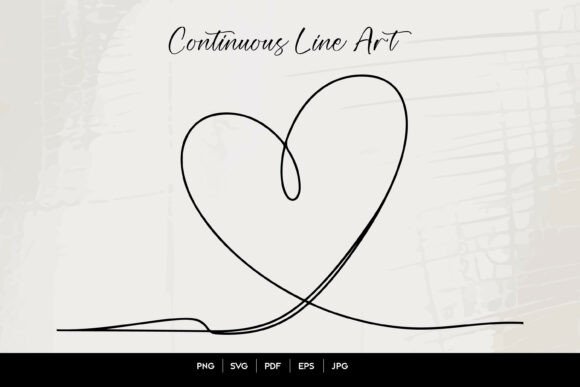 Heart Line Art SVG: Elevating Modern Design with Minimalist Elegance