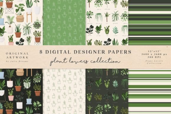 Plants Lovers Seamless Patterns: Elevating Your Design Projects