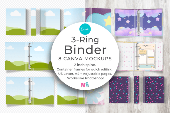 Professional Binder Mockup for Canva Designs