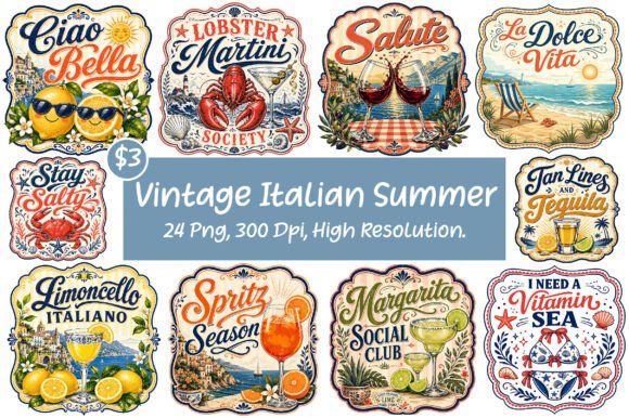 Vintage Italian Summer Sublimation Bundl: A Designer's Guide